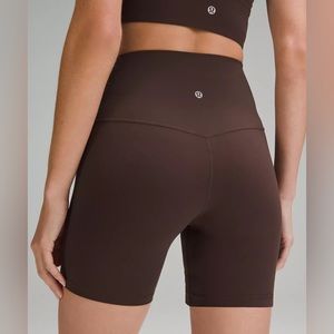 New with tags! lululemon Align™ High-Rise Short 6" Espresso Size 8